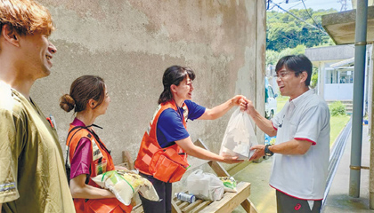 4 地震が続く十島村悪石島へ市立病院看護師を派遣