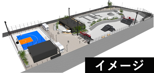 スケートボードイメージイラスト