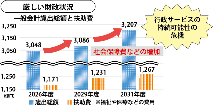 行政サービスの持続可能性の危機