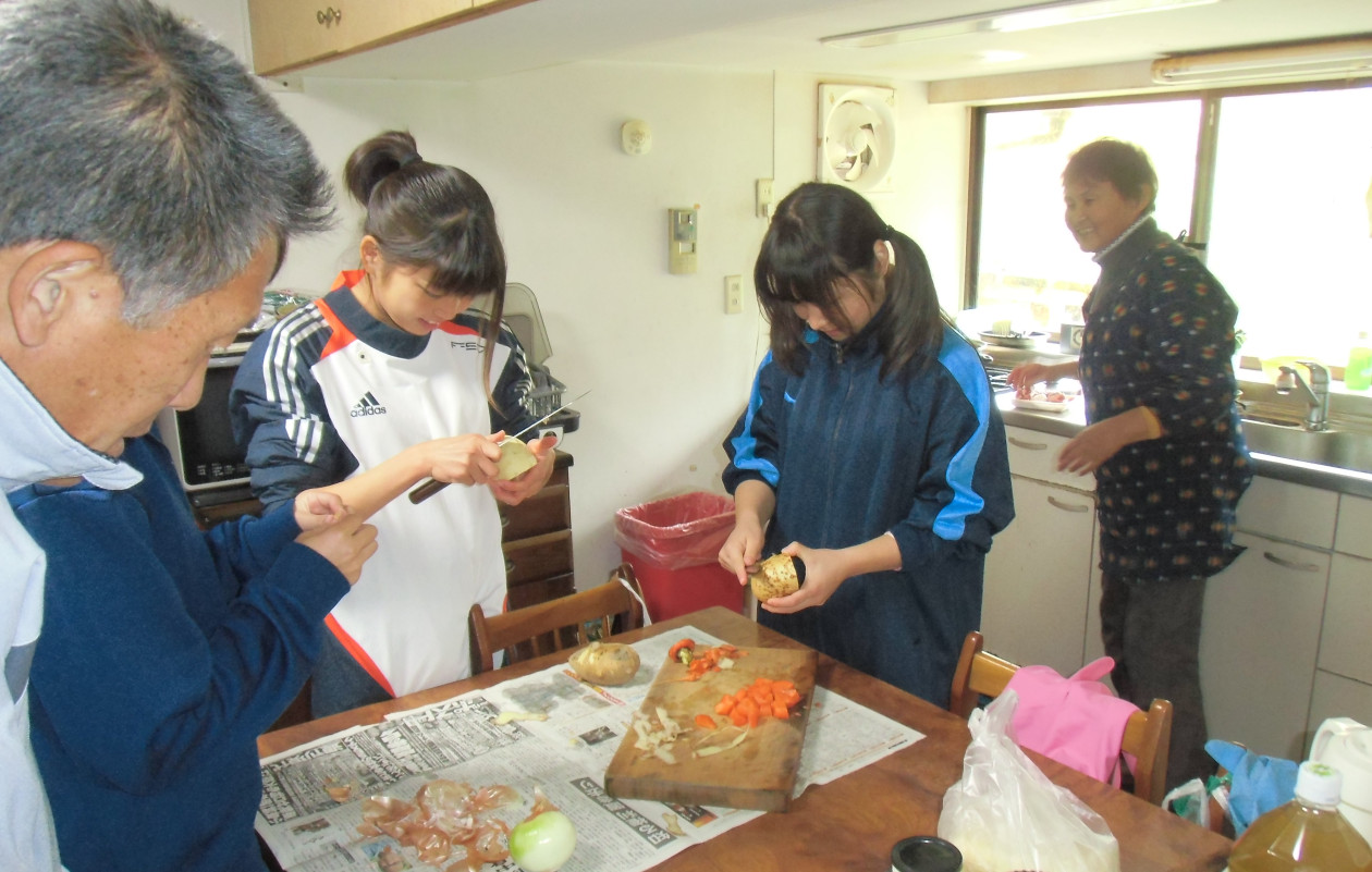 修学旅行生の受け入れ家庭