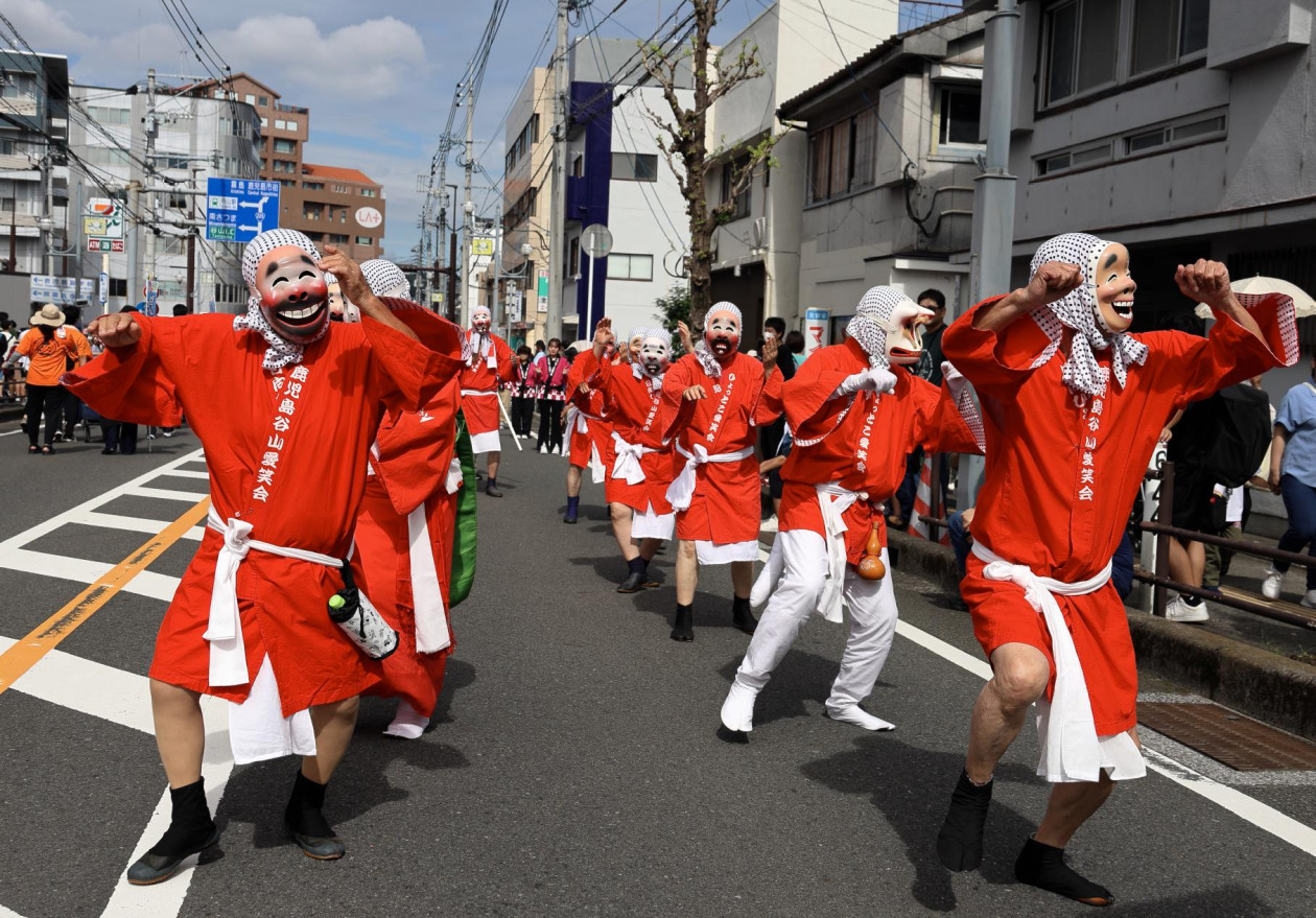 谷山ふるさと祭 踊り連参加者