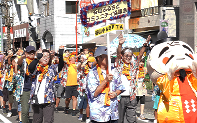 “踊りと笑顔で彩る”谷山の秋の風物詩
