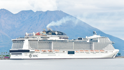 クルーズ船の入港情報