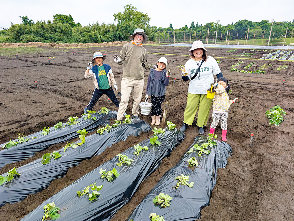 親子で育てようサツマイモ
