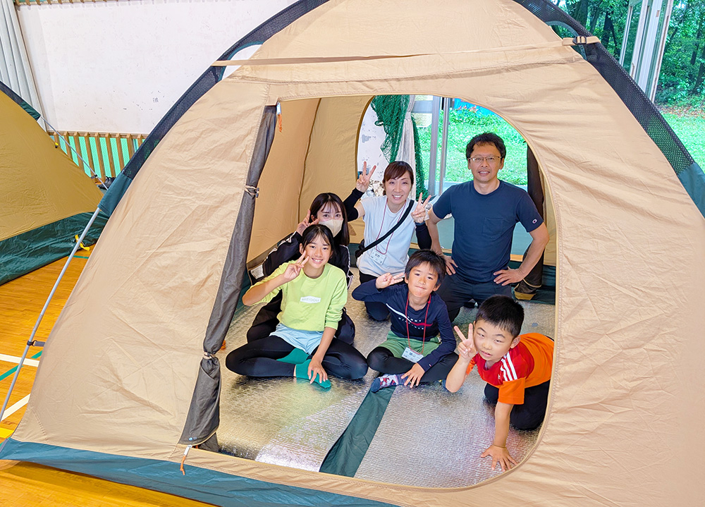 親子でキャンプに挑戦