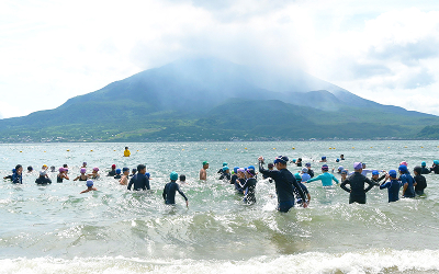 磯海水浴場で海開き
