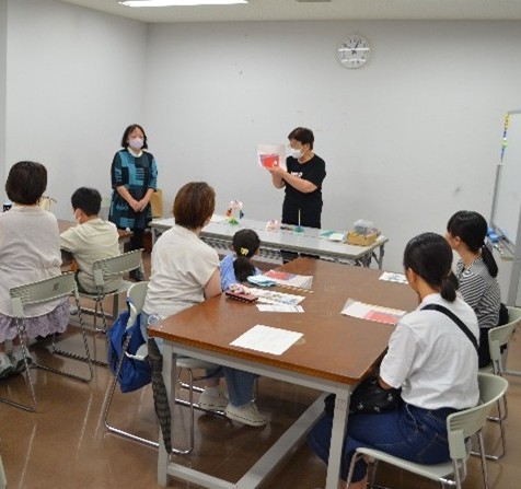 夏休み親子折り紙教室