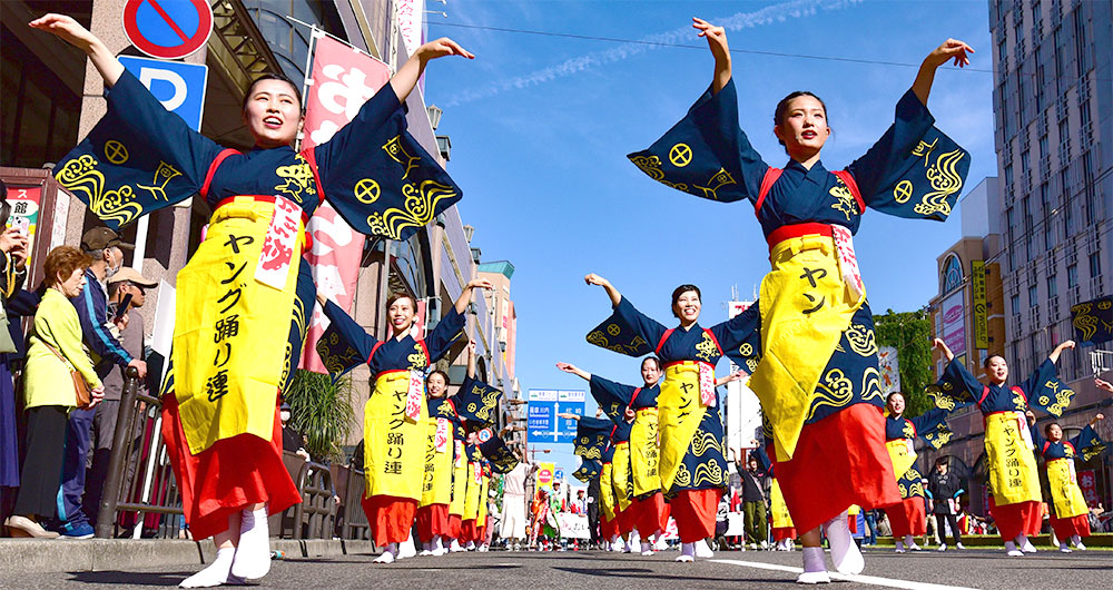 ②おはら祭ヤング踊り連参加者募集